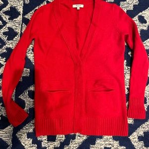 Madewell Red Cardigan XS